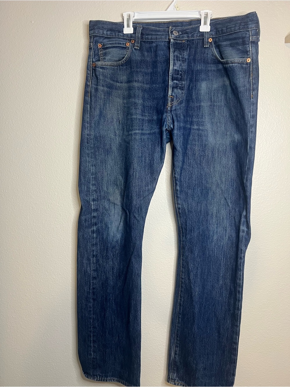 Men's Classic Blue Straight-Levi’s leg jeans
